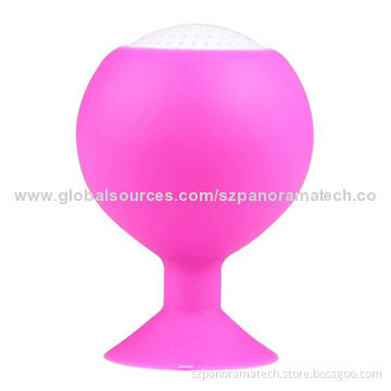Bluetooth Speakers, Made of ABS + Silicone Materials